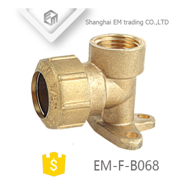 EM-F-B068 Spain 90 degree Pex Fitting with brass Drop Ear Elbow pipe
